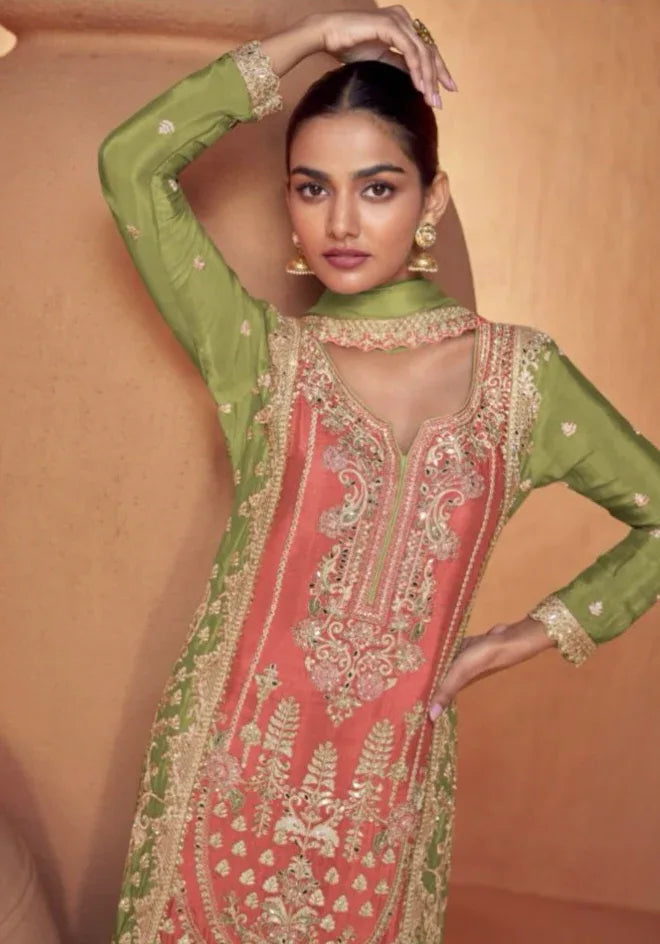 Designer Wedding Wear Latest Anarkali Style Salwar Suit