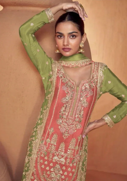 Designer Wedding Wear Latest Anarkali Style Salwar Suit
