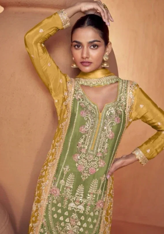 Designer Wedding Wear Latest Anarkali Style Salwar Suit