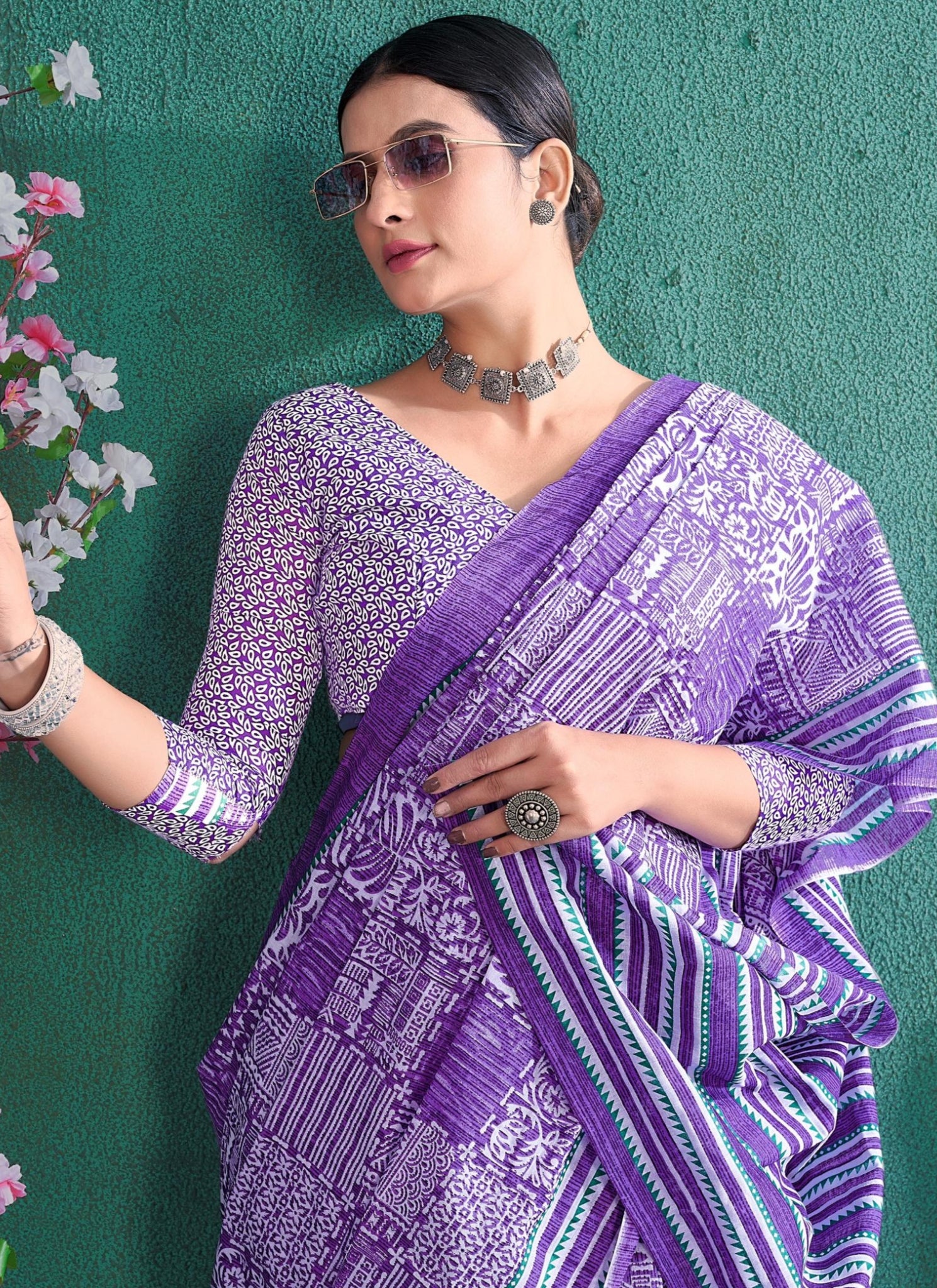 Beautiful Designer Summer Special Soft Pure Cotton Saree