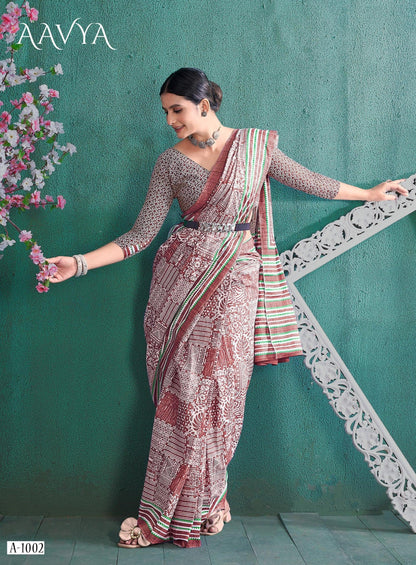 Beautiful Designer Summer Special Soft Pure Cotton Saree