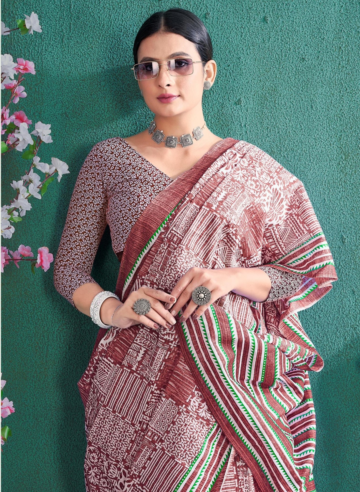 Beautiful Designer Summer Special Soft Pure Cotton Saree