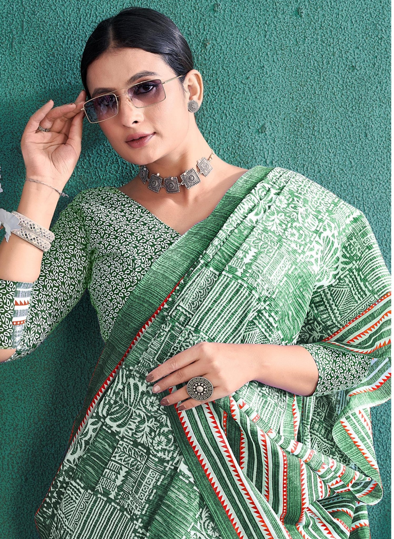 Beautiful Designer Summer Special Soft Pure Cotton Saree