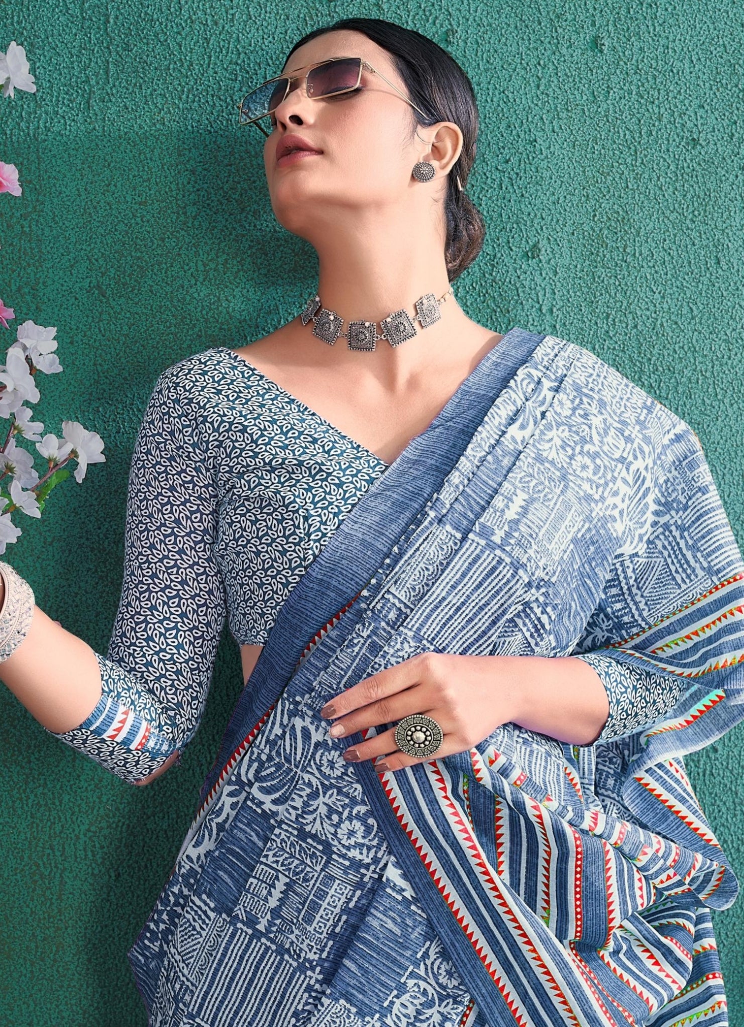 Beautiful Designer Summer Special Soft Pure Cotton Saree