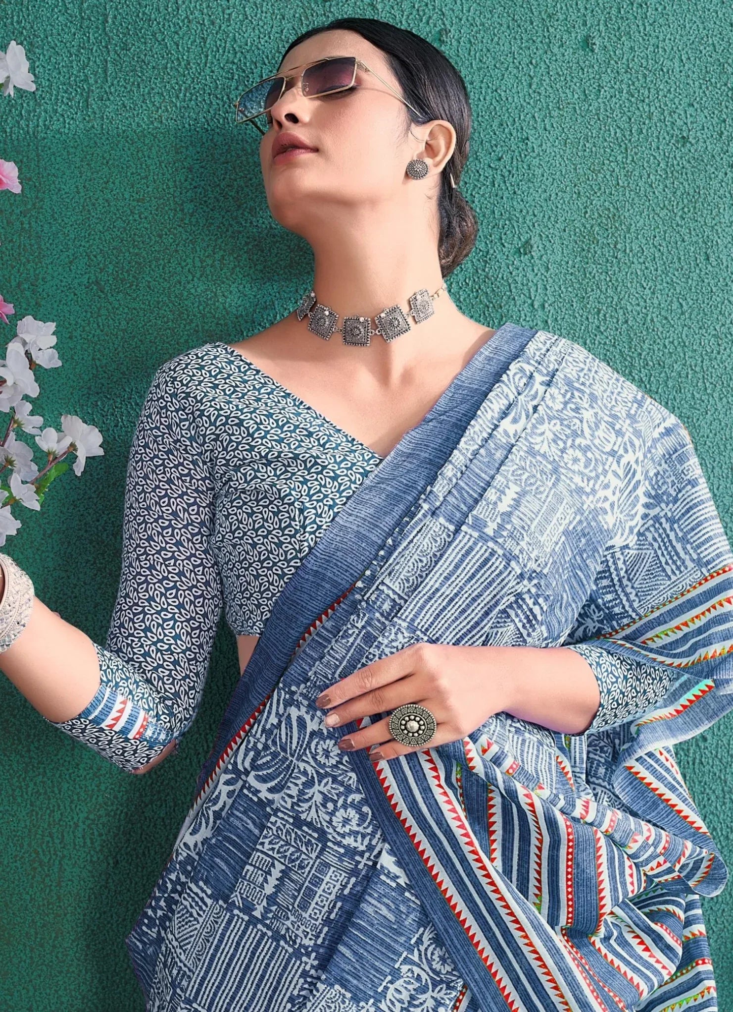 Beautiful Designer Summer Special Soft Pure Cotton Saree