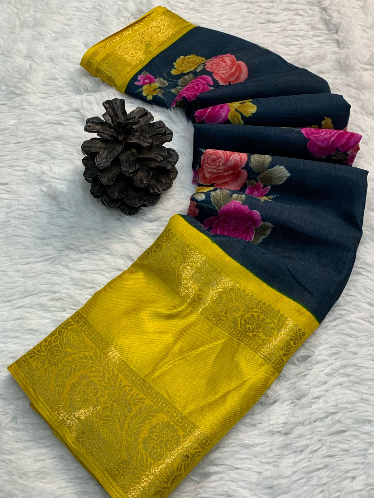 Beautiful Designer Summer Special Soft Dola Silk Saree