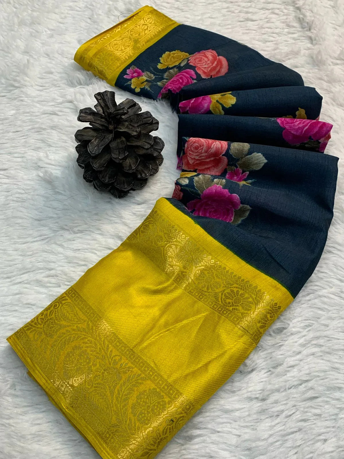 Beautiful Designer Summer Special Soft Dola Silk Saree