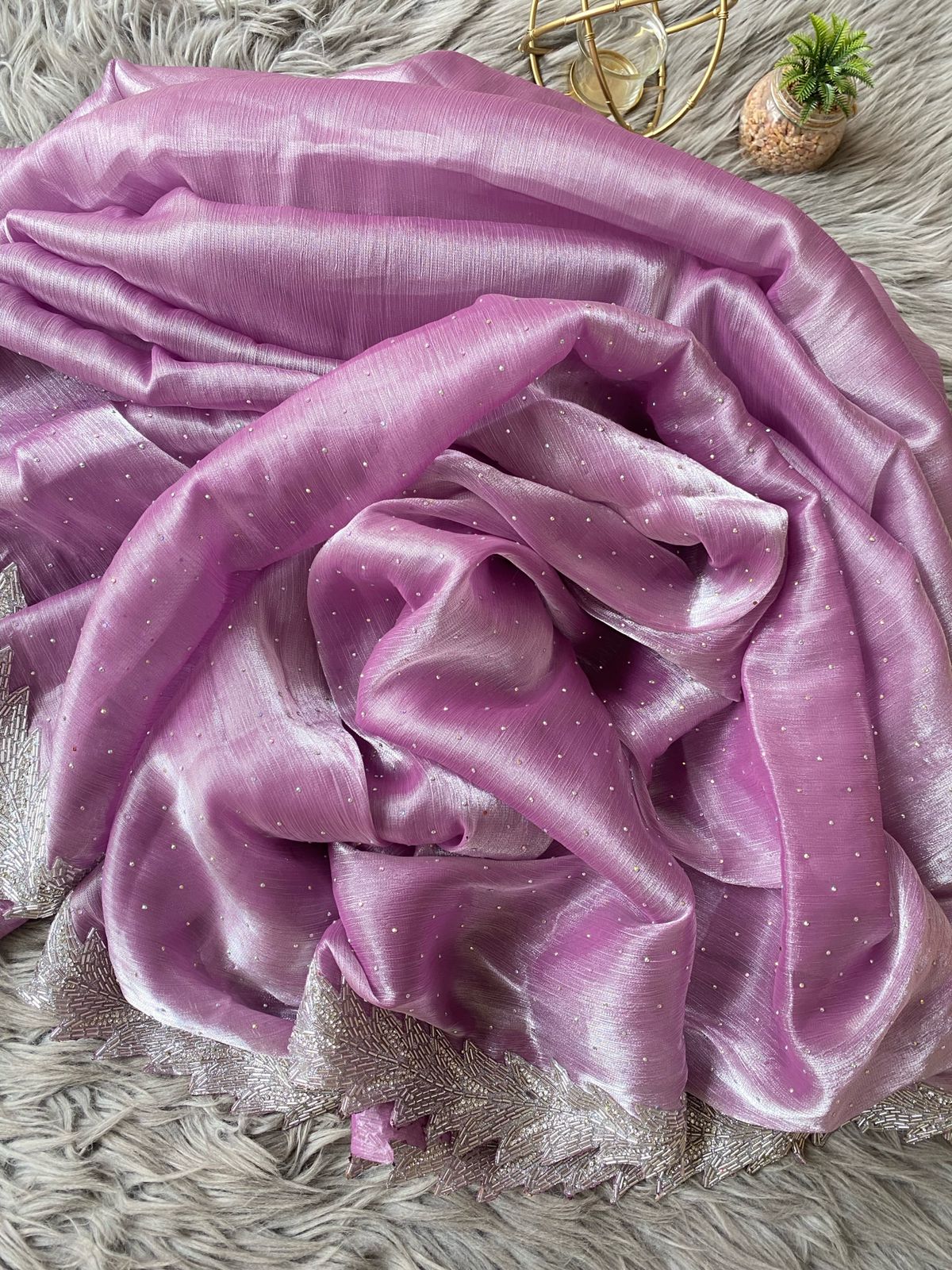 Beautiful Designer Summer Special Barbari Jimmy Chu Silk Saree