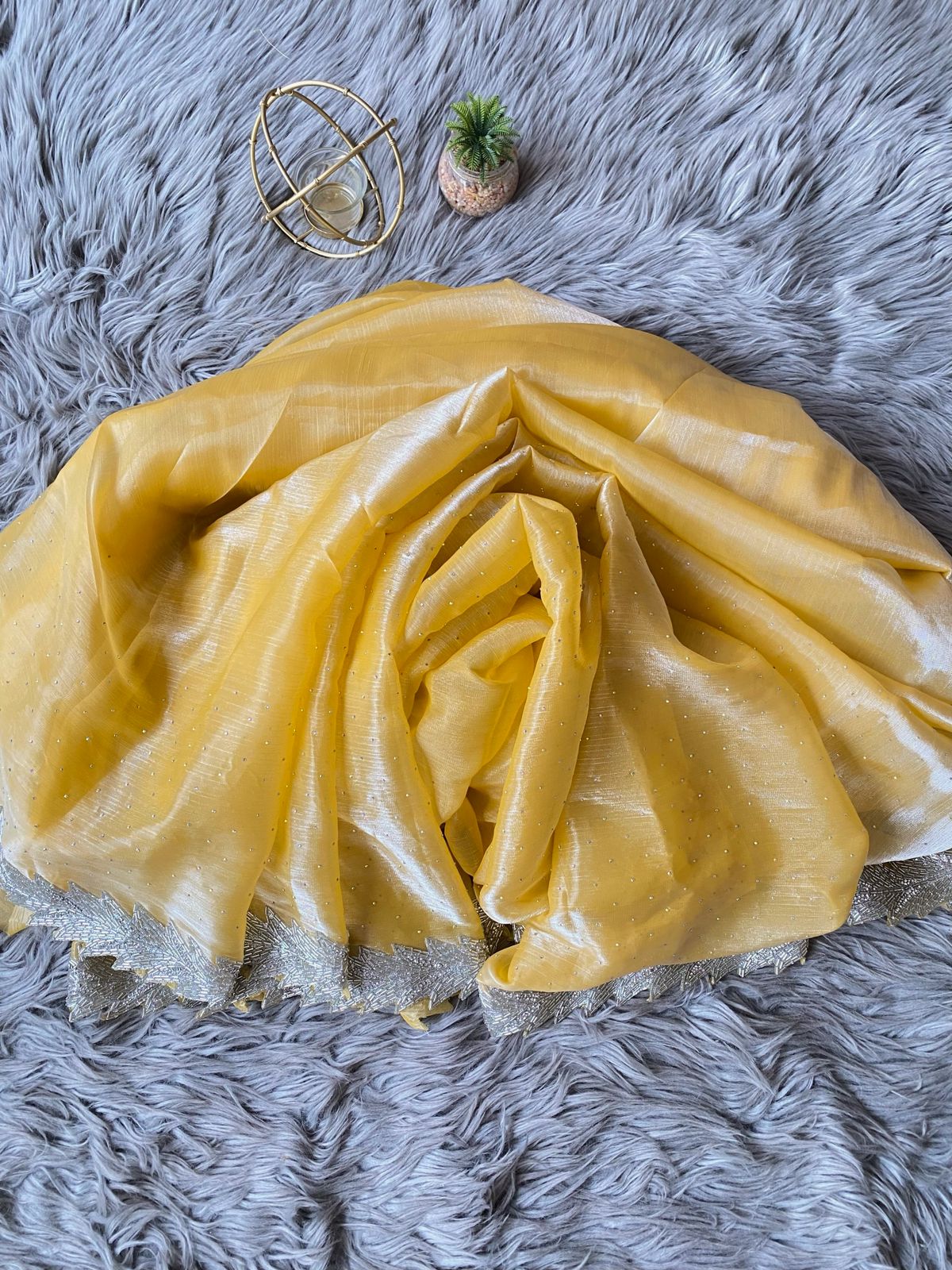 Beautiful Designer Summer Special Barbari Jimmy Chu Silk Saree