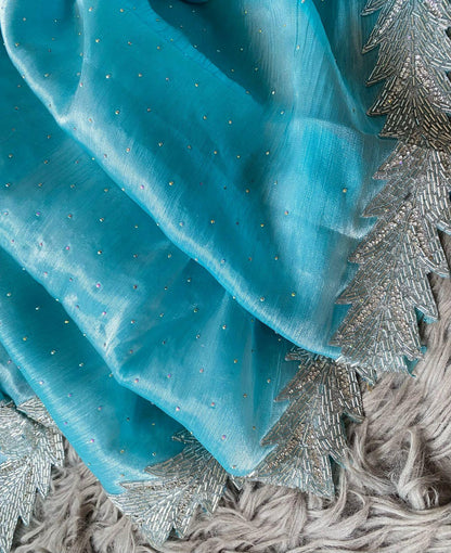 Beautiful Designer Summer Special Barbari Jimmy Chu Silk Saree