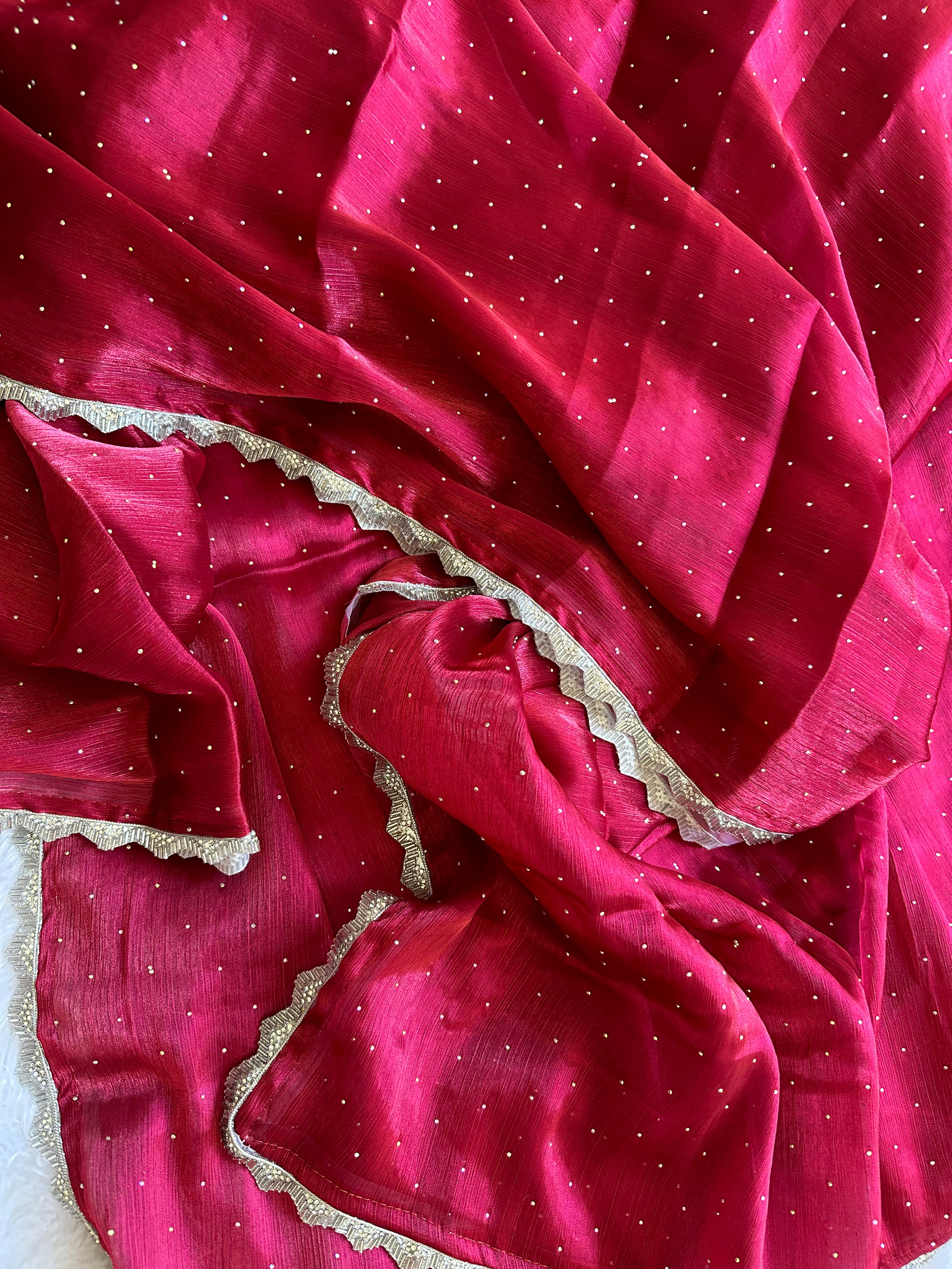 Beautiful Designer Summer Special Barbari Jimmy Chu Silk Saree