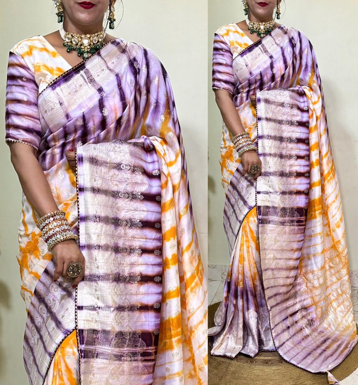 Beautiful Designer Summer Special Soft Dolla Silk