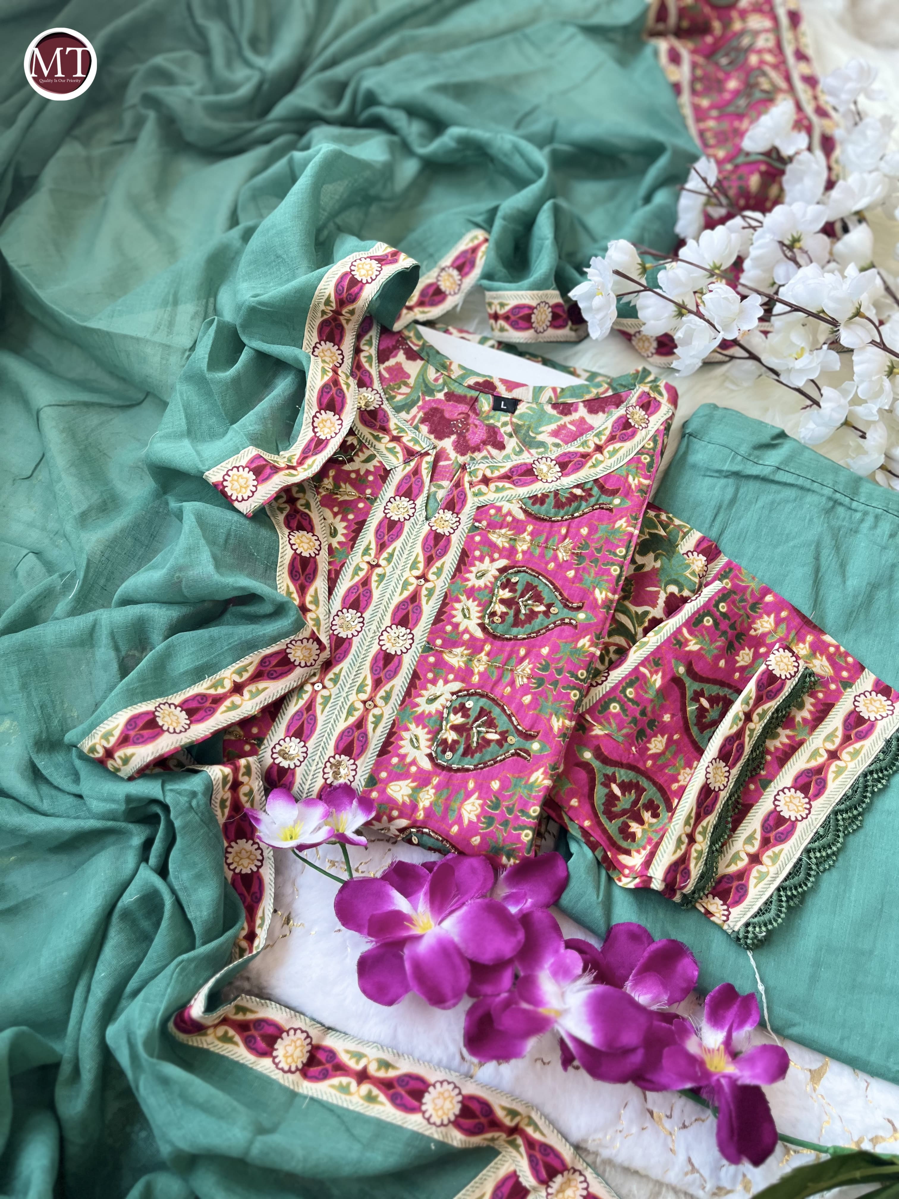 Beautiful Designer Summer Special Pure Cotton Salwar Suit