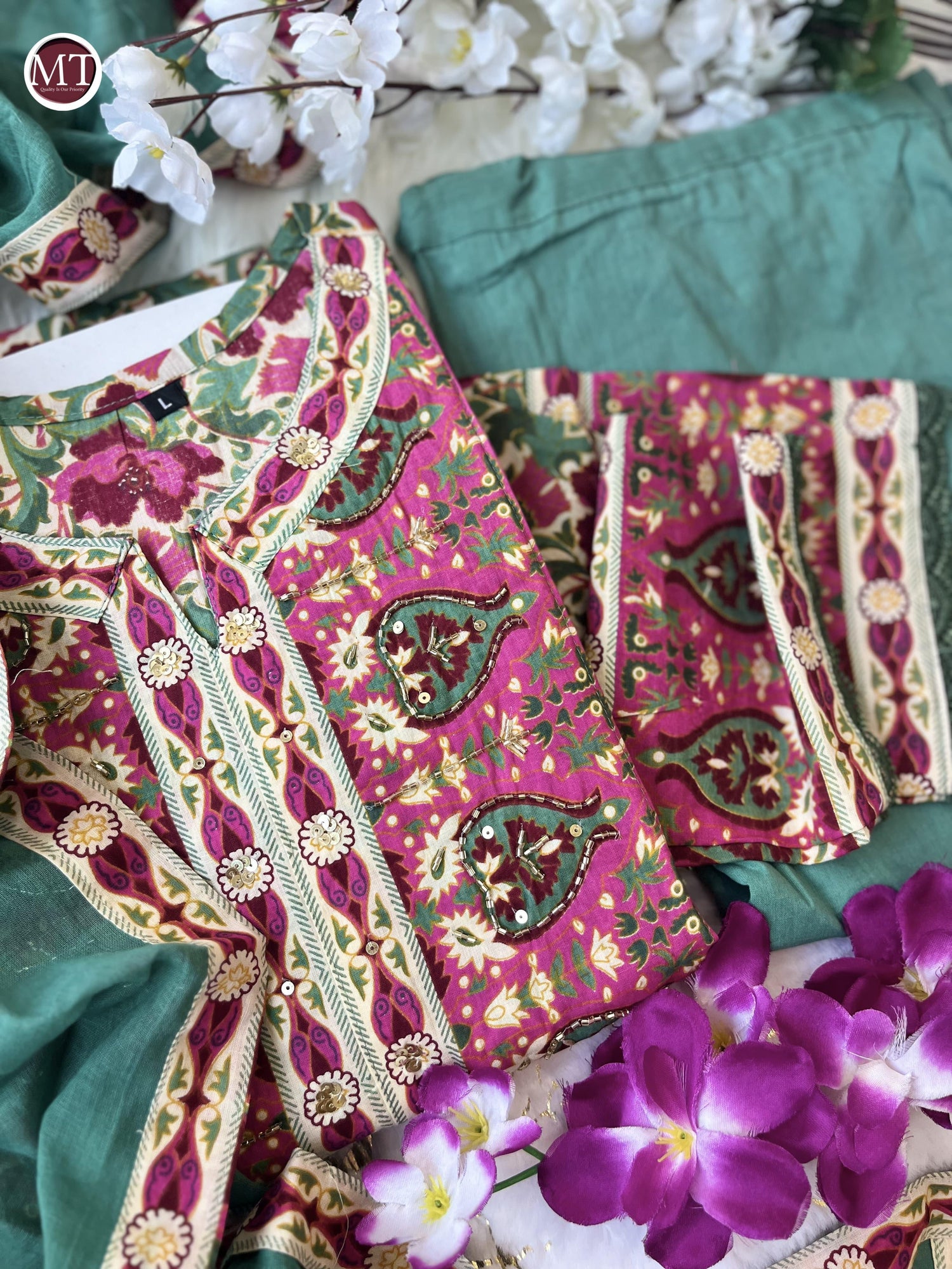 Beautiful Designer Summer Special Pure Cotton Salwar Suit