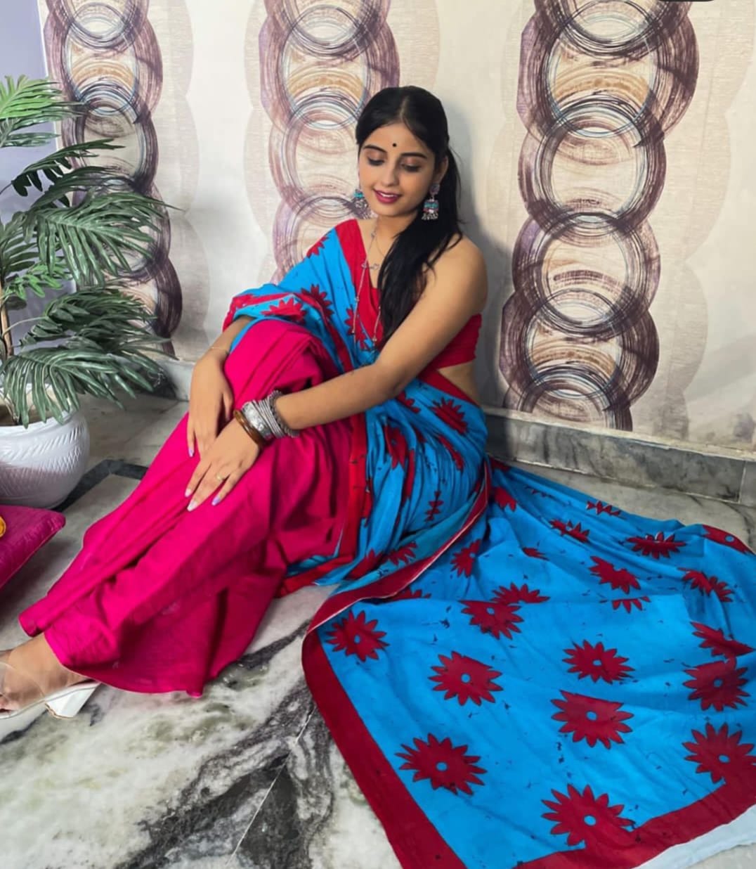 Beautiful Designer Summer Special Soft Pure Cotton Saree