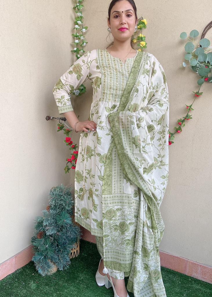 Beautiful Designer Summer Special Pure Cotton Salwar Suit