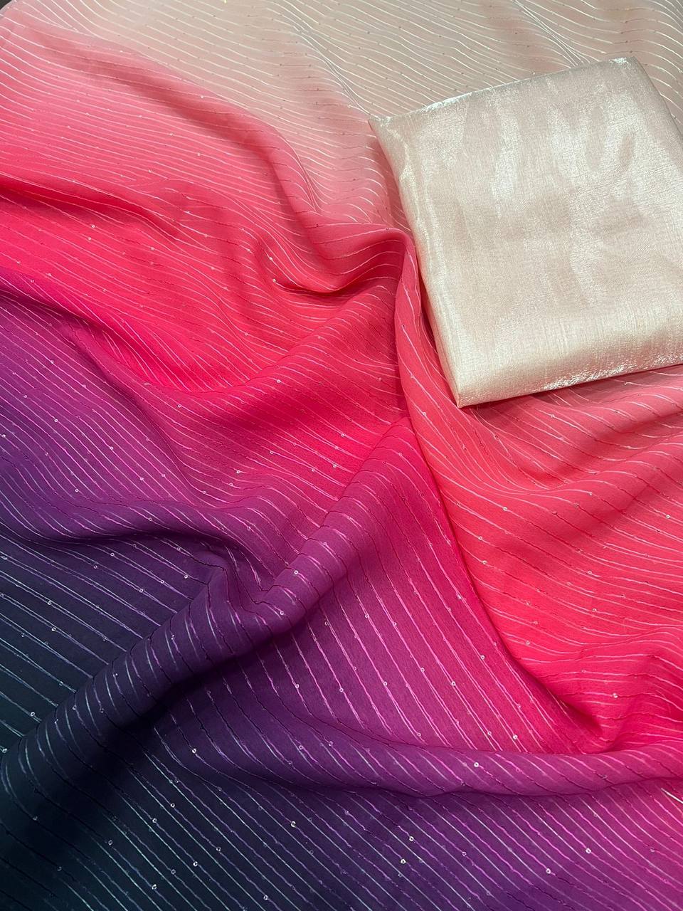 Beautiful Designer Summer Special Pure Georgette Saree