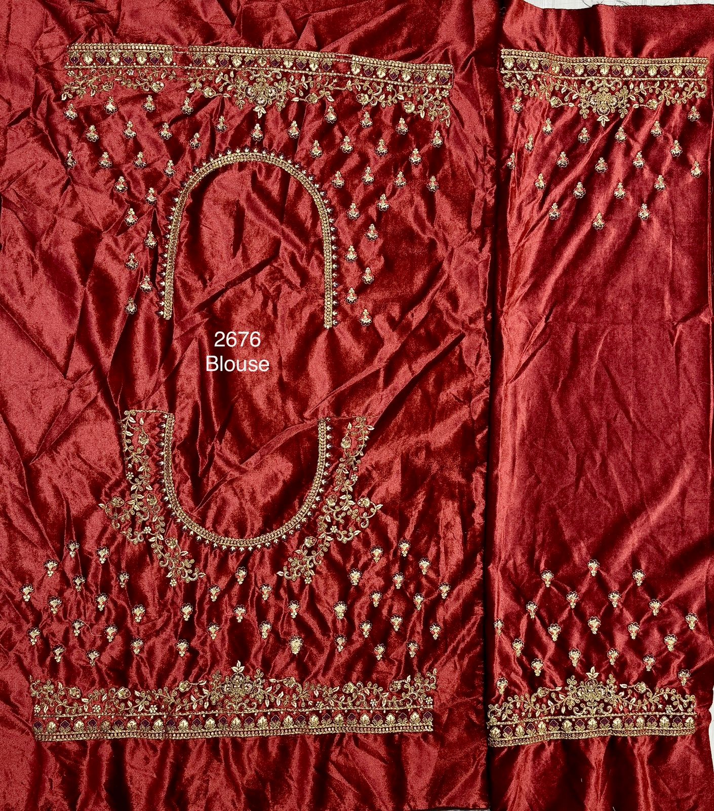 Beautiful Designer Bridal Heavy Velvet Lehenga Choli