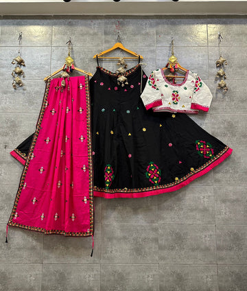 Beautiful Designer Aari Work Chaniya Choli