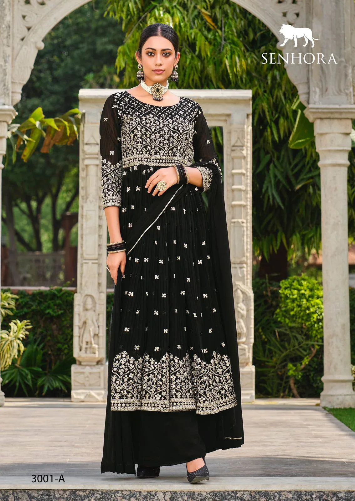 Beautiful Designer Rumana Georgette Pakistani Salwar Suit