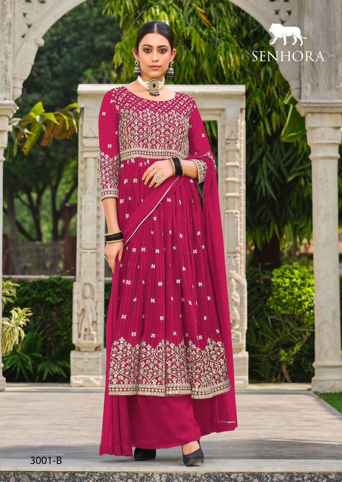 Beautiful Designer Rumana Georgette Pakistani Salwar Suit