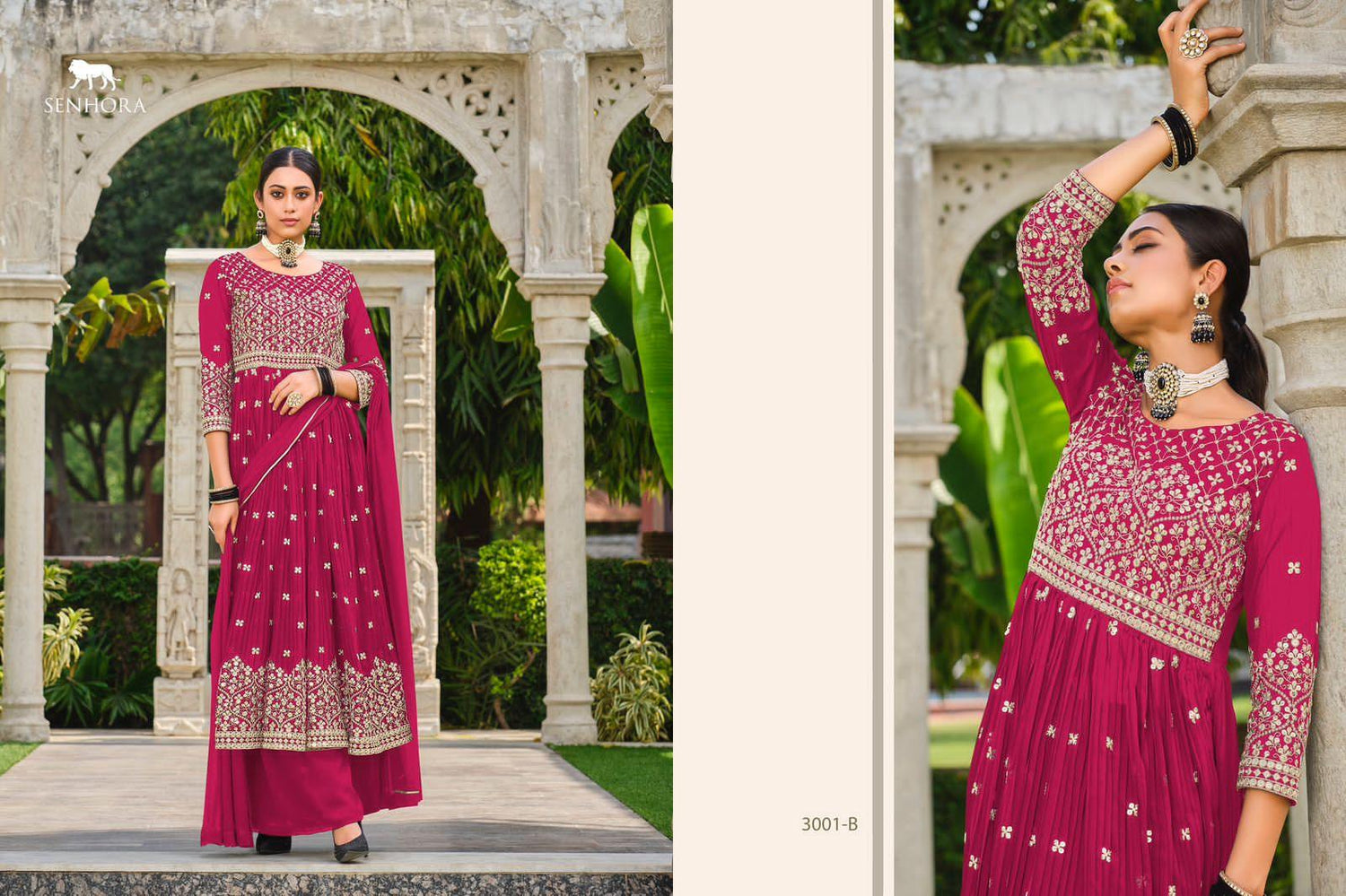 Beautiful Designer Rumana Georgette Pakistani Salwar Suit