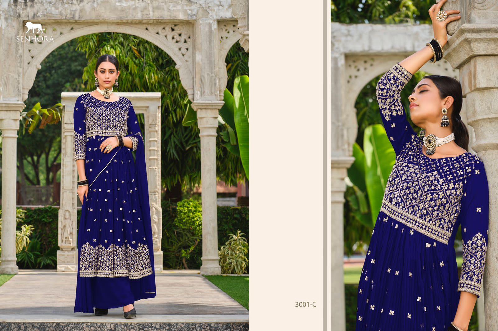 Beautiful Designer Rumana Georgette Pakistani Salwar Suit