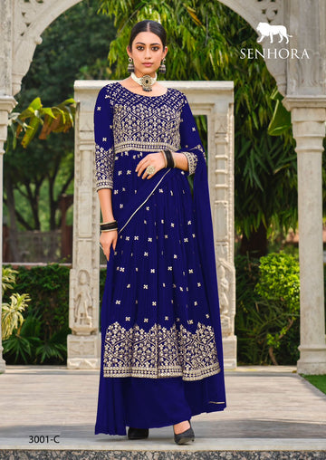 Beautiful Designer Rumana Georgette Pakistani Salwar Suit