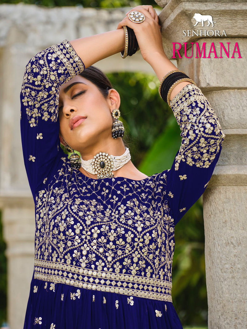 Beautiful Designer Rumana Georgette Pakistani Salwar Suit