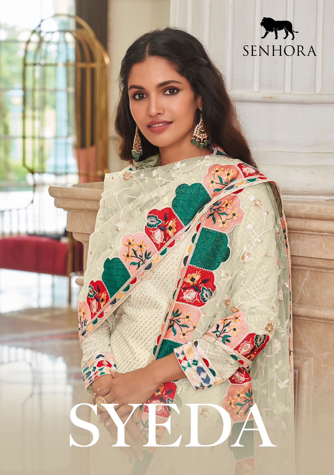 Beautiful Designer Syeda Georgette Pakistani Salwar Suit