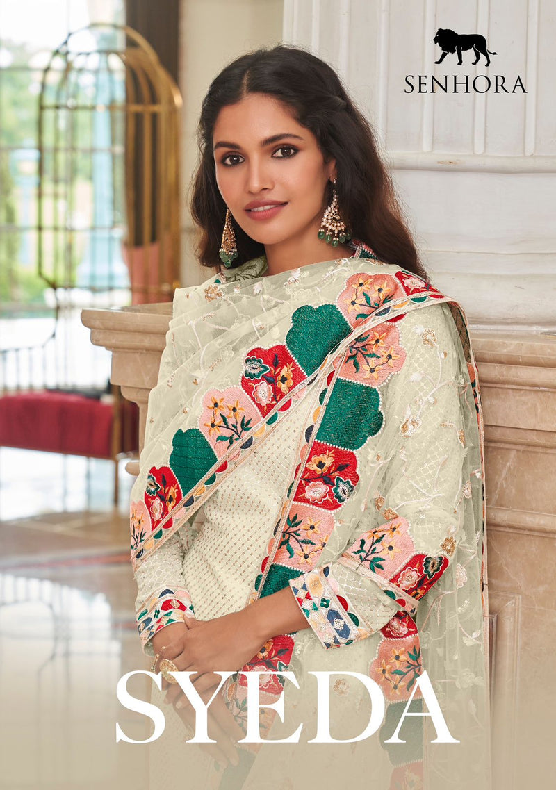 Beautiful Designer Syeda Georgette Pakistani Salwar Suit