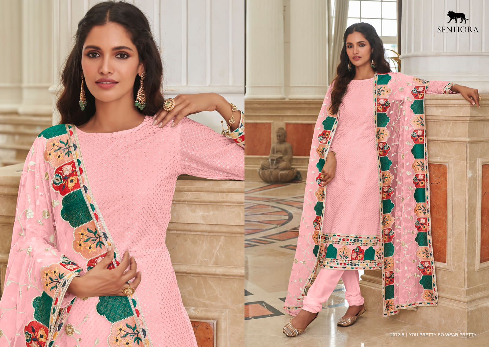 Beautiful Designer Syeda Georgette Pakistani Salwar Suit