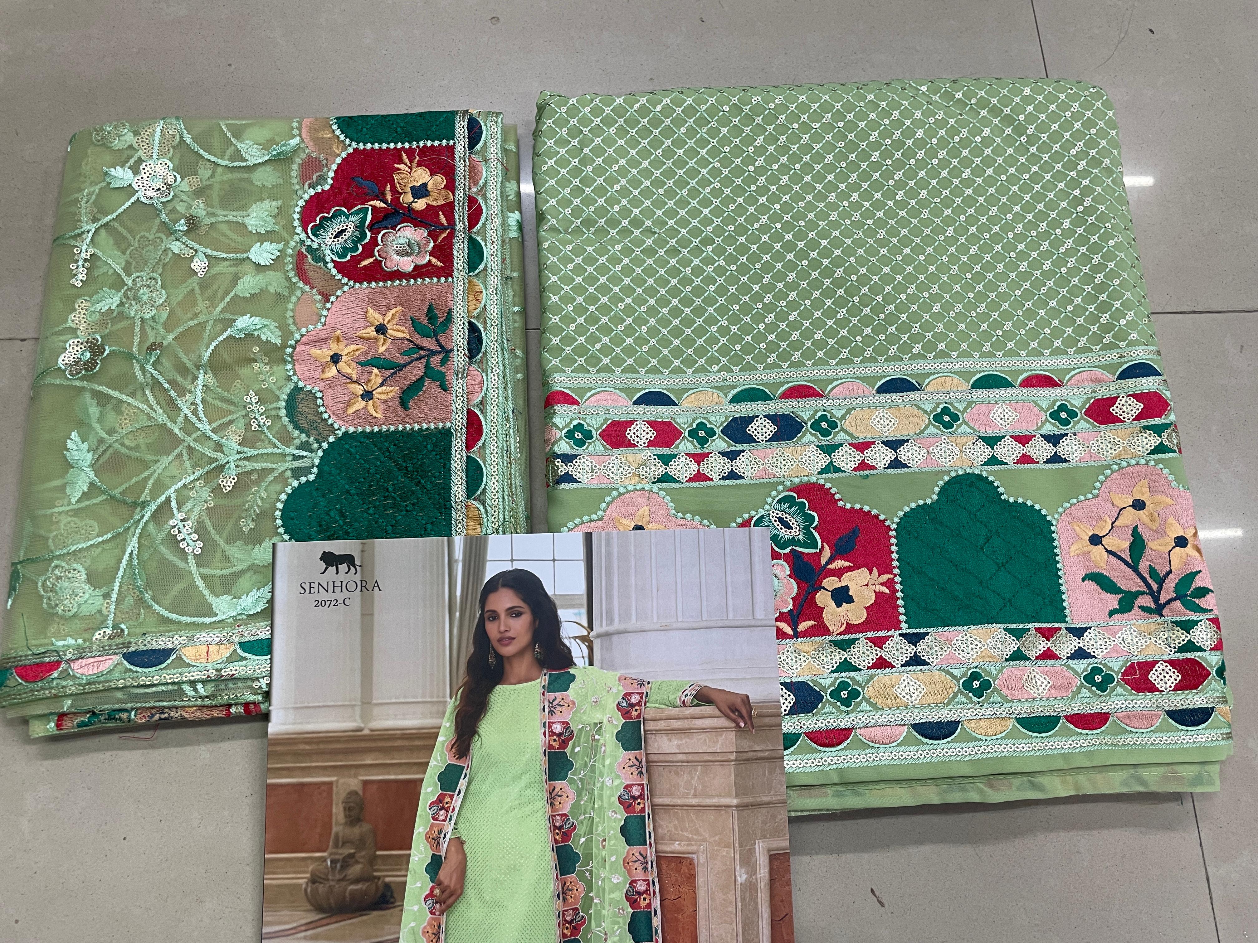 Beautiful Designer Syeda Georgette Pakistani Salwar Suit