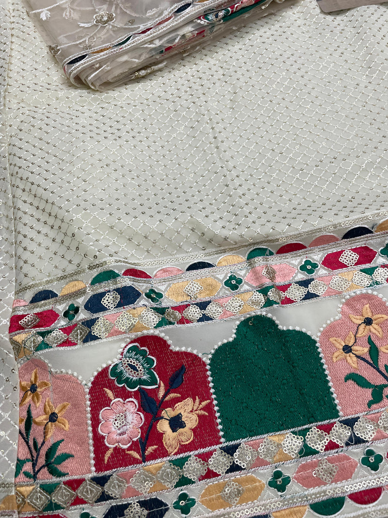 Beautiful Designer Syeda Georgette Pakistani Salwar Suit