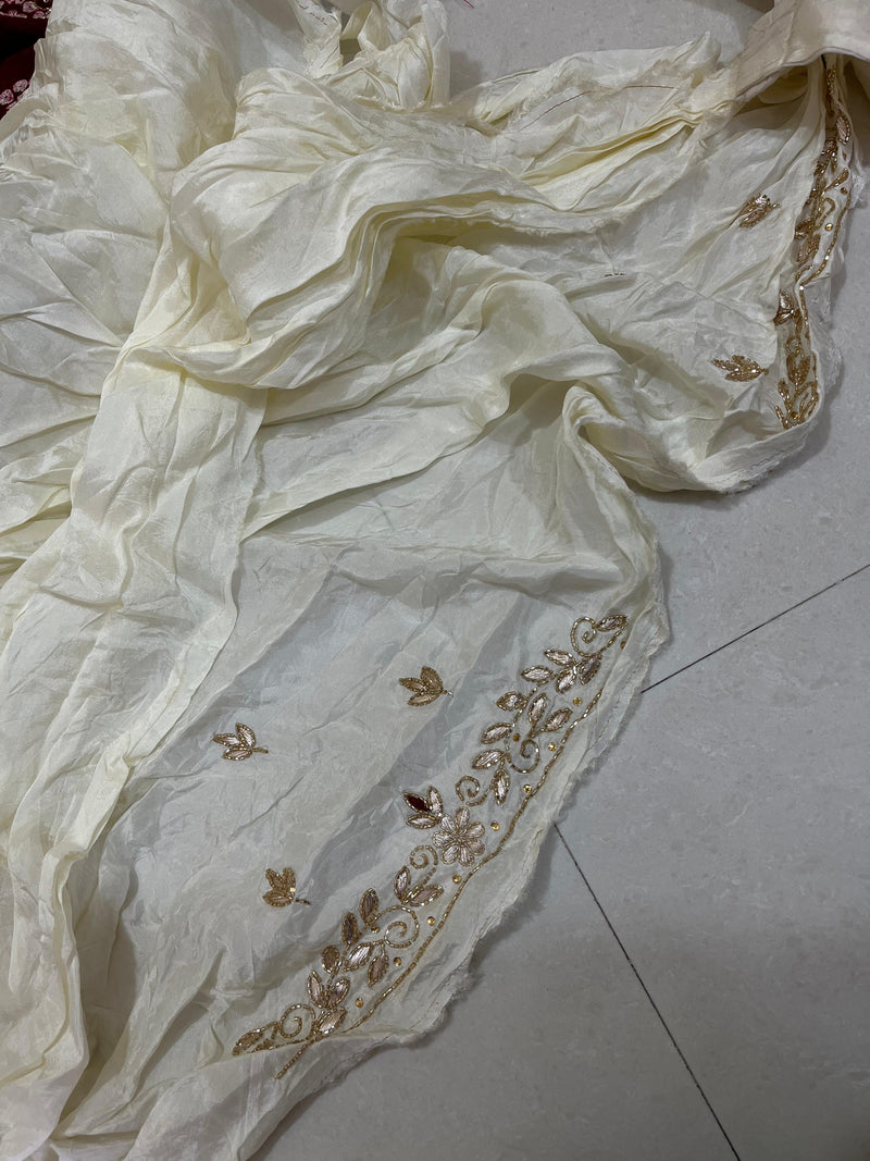 Beautiful Pure Upada Silk Lehanga Choli With Gaji Silk Duppta