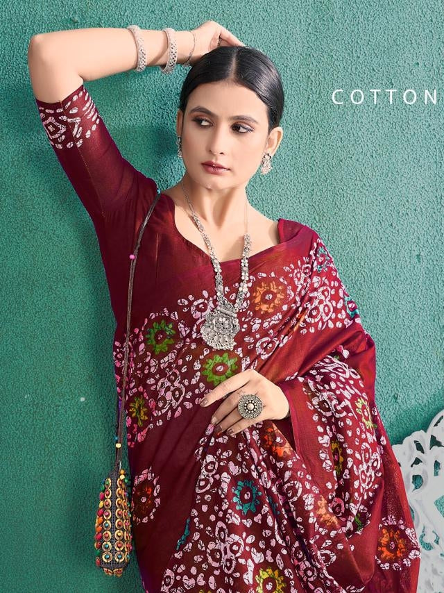 Beautiful Designer Summer Special Soft Pure Cotton Saree