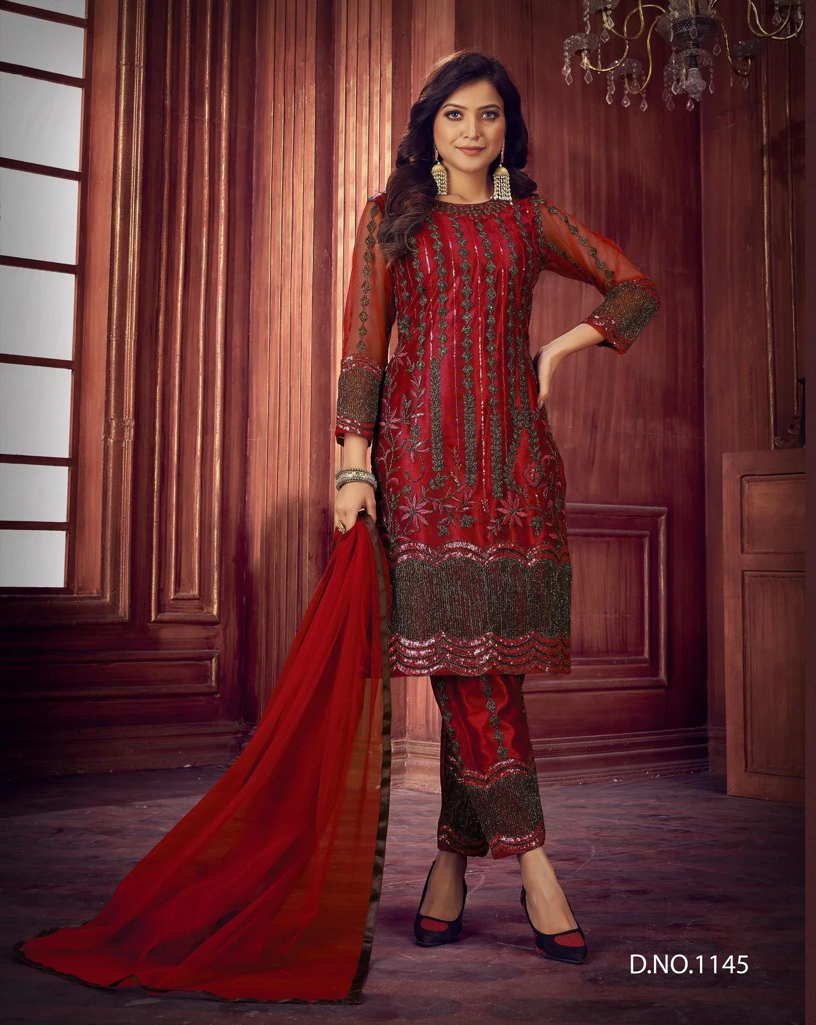 Beautiful Designer Eira Heavy Net Pakistani Salwar Suit