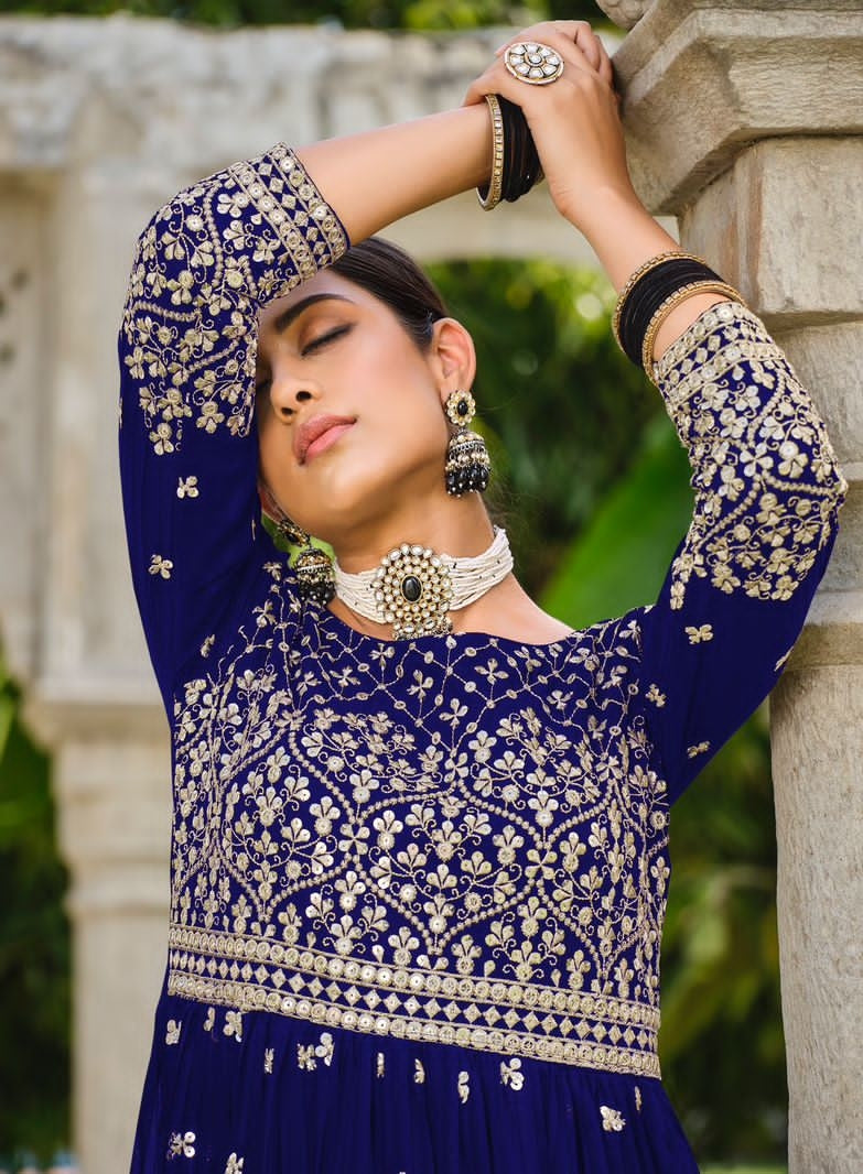 Beautiful Designer Rumana Georgette Pakistani Salwar Suit