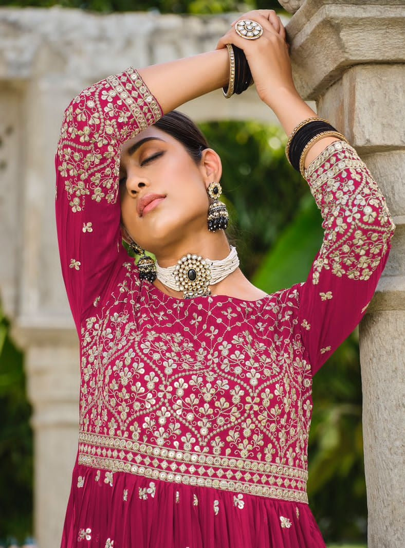 Beautiful Designer Rumana Georgette Pakistani Salwar Suit