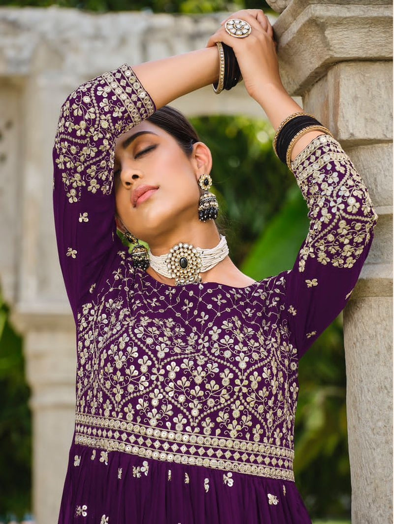 Beautiful Designer Rumana Georgette Pakistani Salwar Suit