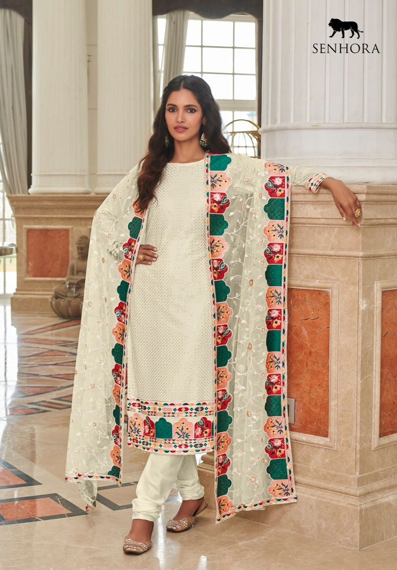 Beautiful Designer Syeda Georgette Pakistani Salwar Suit