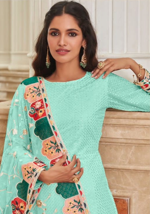 Beautiful Designer Syeda Georgette Pakistani Salwar Suit