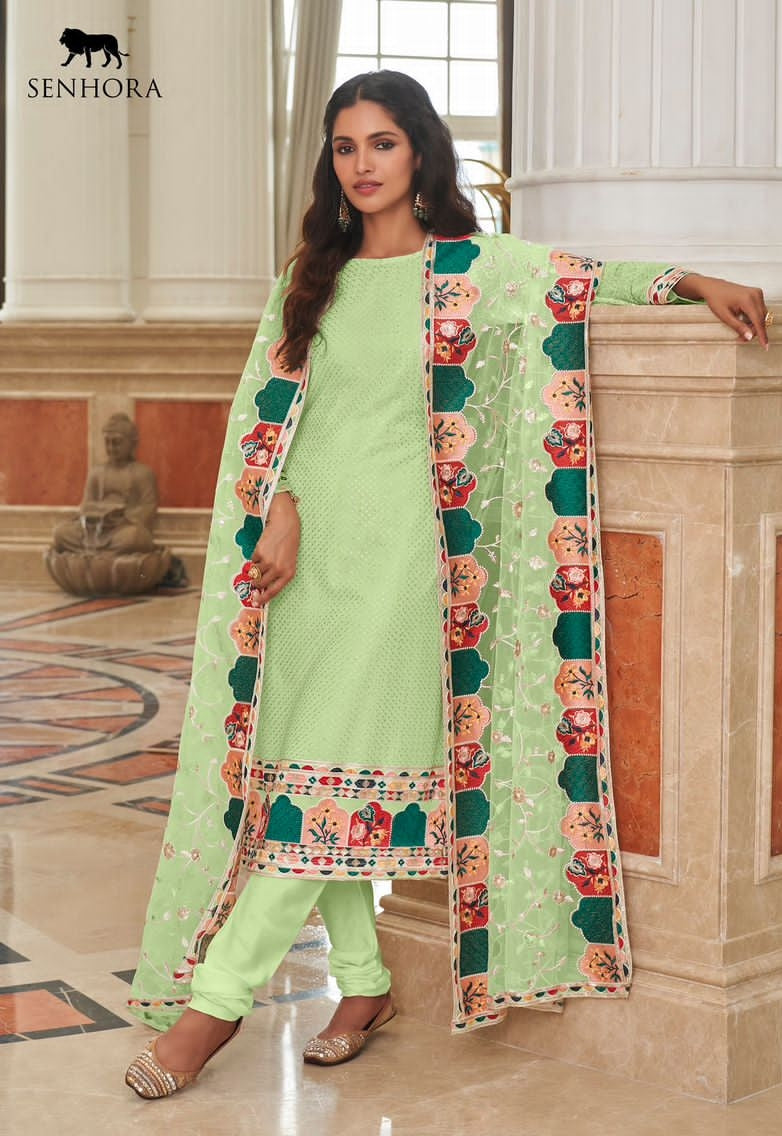 Beautiful Designer Syeda Georgette Pakistani Salwar Suit