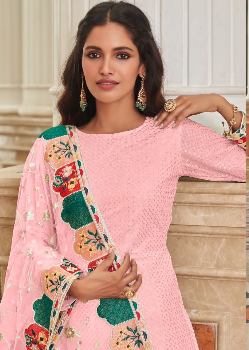 Beautiful Designer Syeda Georgette Pakistani Salwar Suit