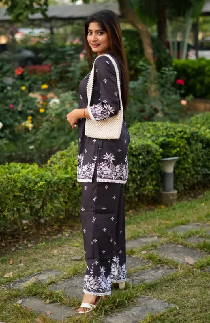 Beautiful Designer Summer Special Westside Printed Muslin Palazzo
