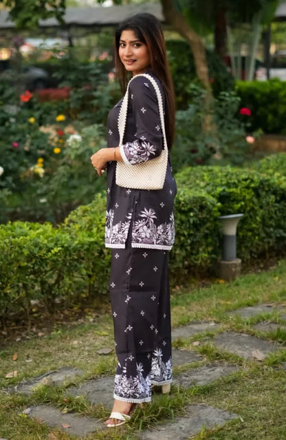 Beautiful Designer Summer Special Westside Printed Muslin Palazzo