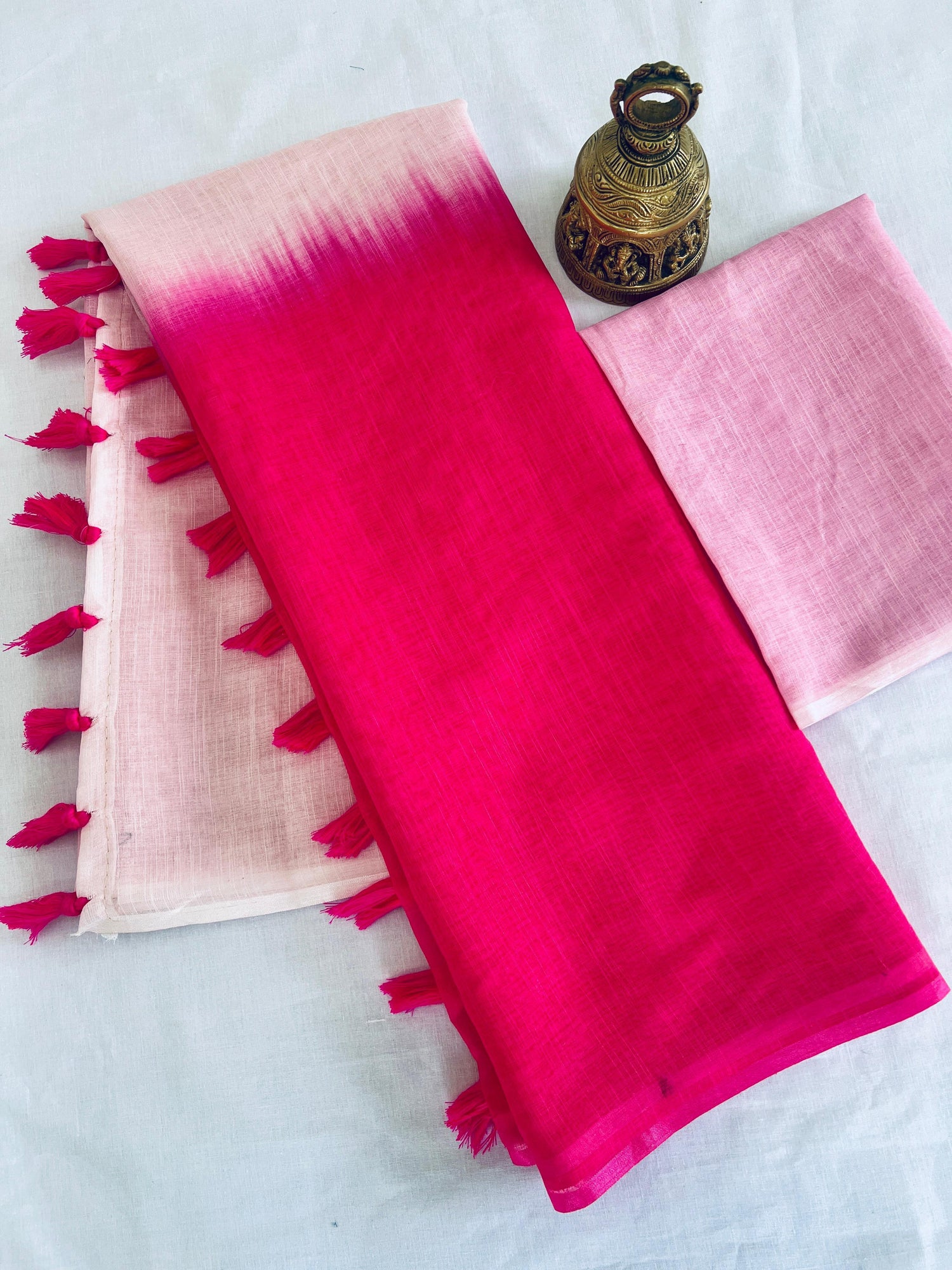 Beautiful Designer Soft Linen Saree Digital Print Saree