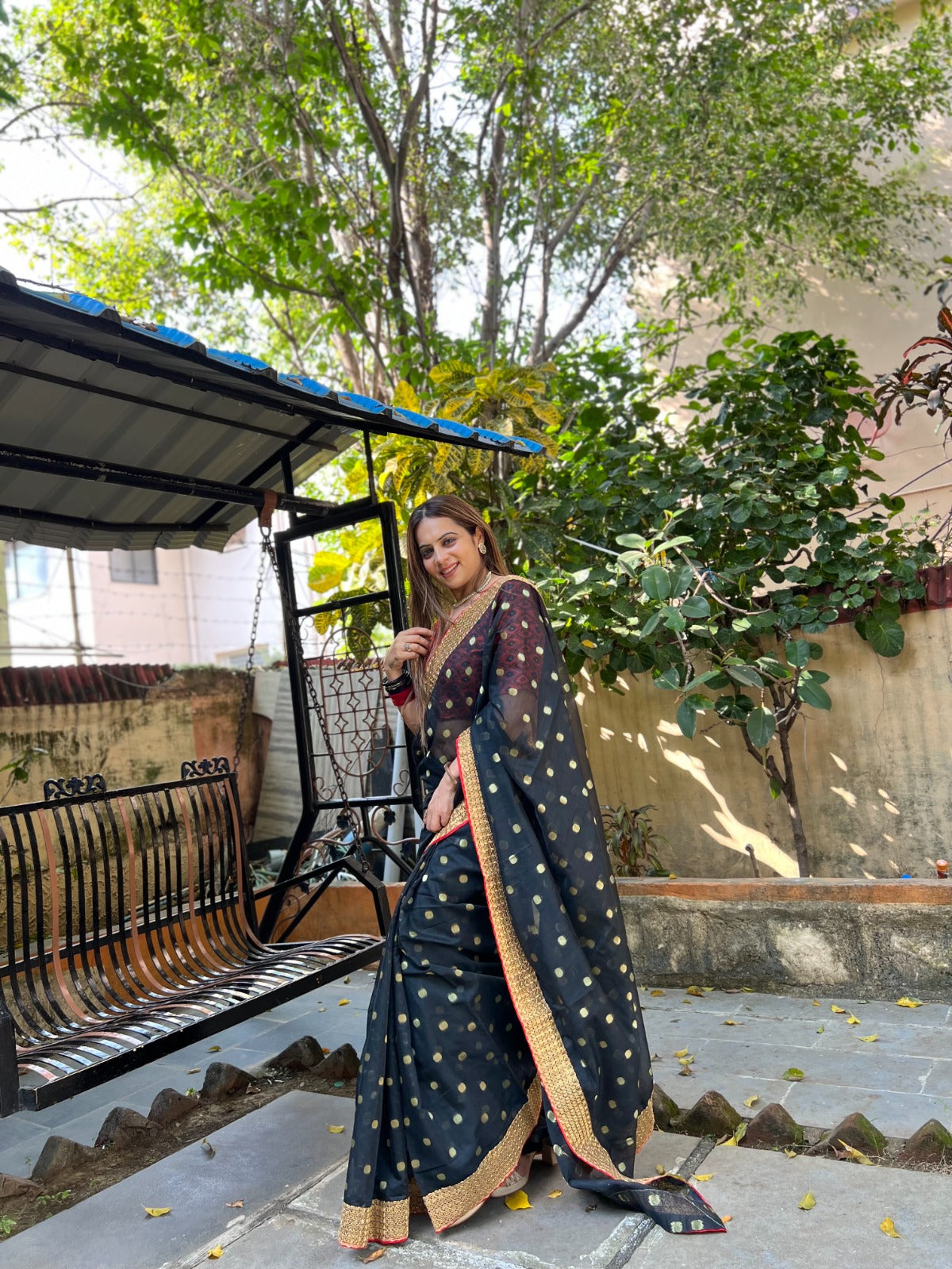 Beautiful Designer Soft Cotton With Butti Saree