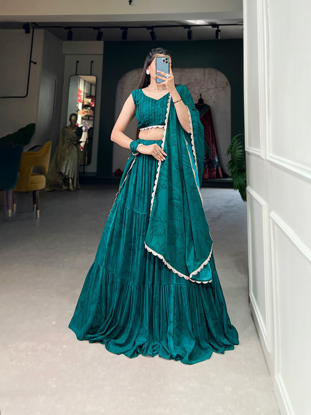 Beautiful Designer Soft Georgette Lehenga Choli