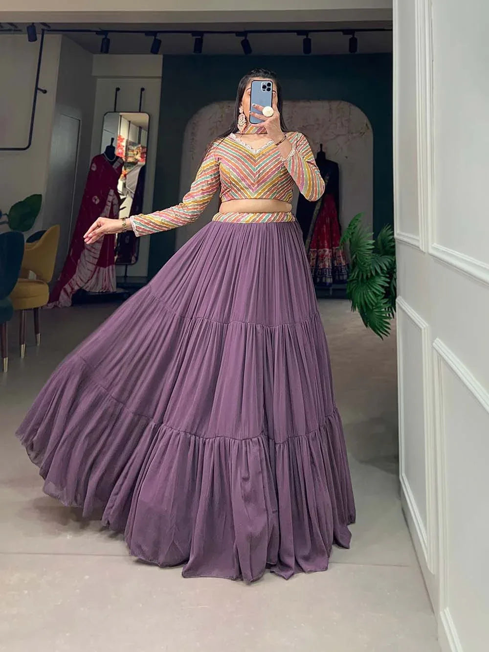 Beautiful Designer Soft Georgette Lehenga Choli